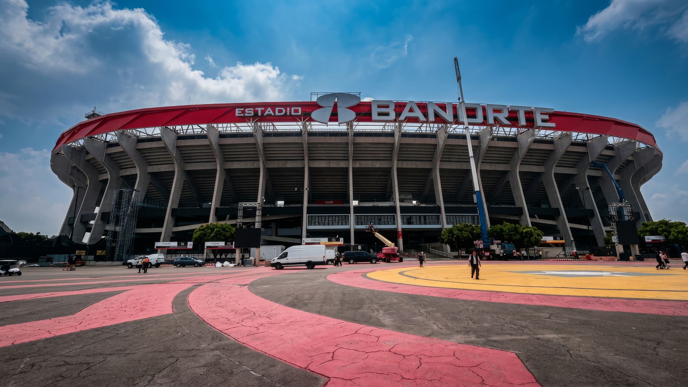 Fachada del Estadio Banorte